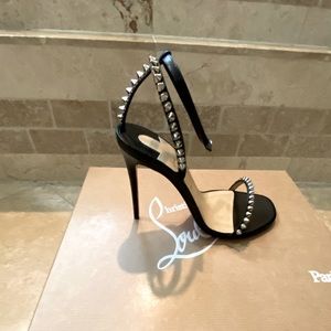 **SOLD**Christian Louboutin So Me spike sandal 35